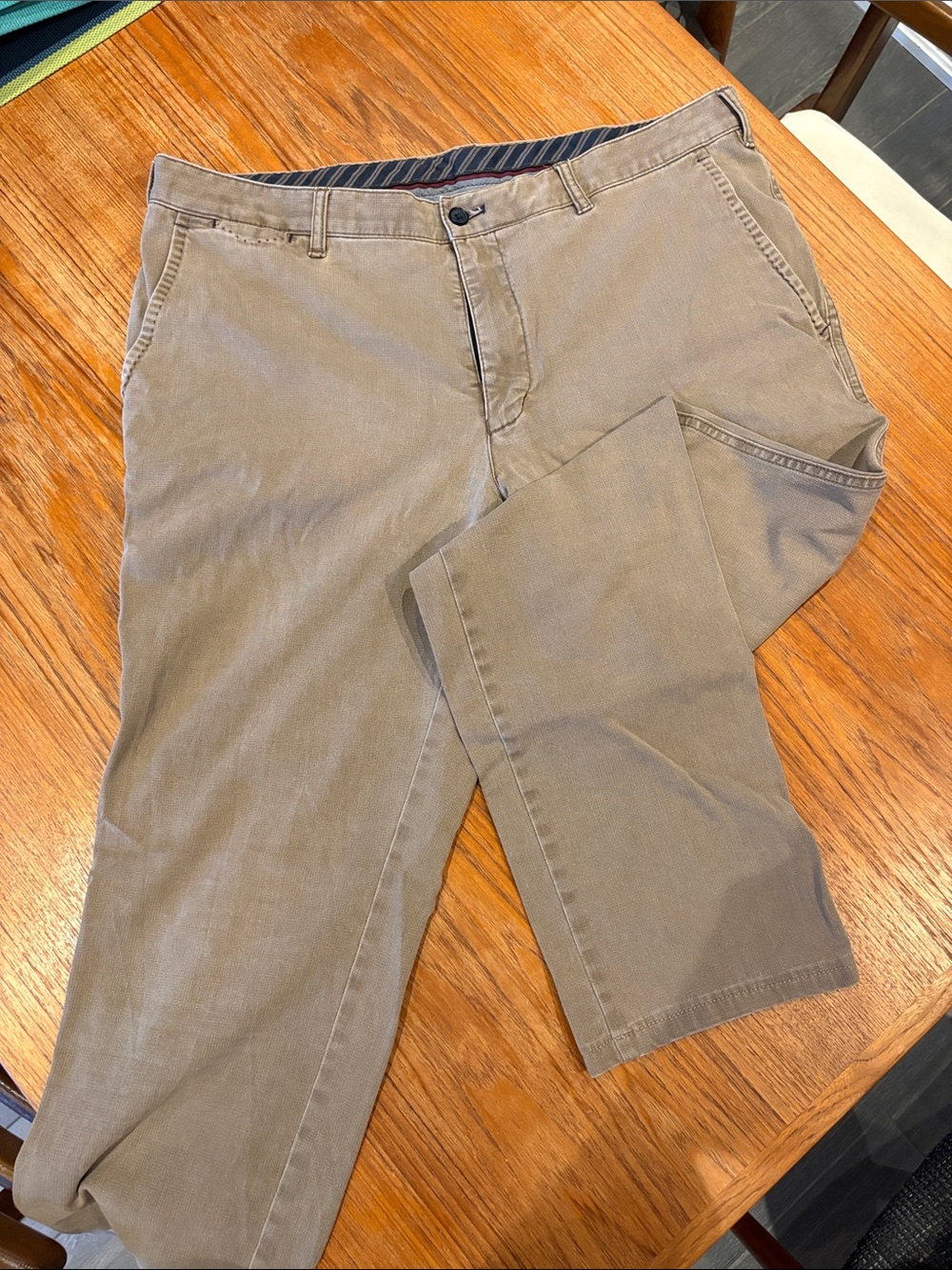 Men's Casual Chinos in Tan - Classic Straight Fit
